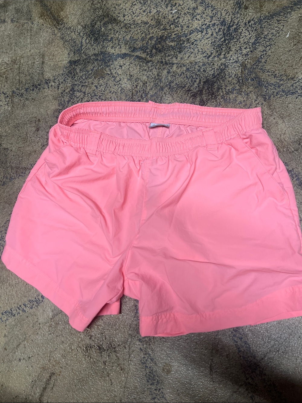 Columbia Women's Pink Elastic-Waist Athletic Shorts